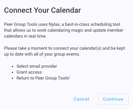 Connect your Calendar